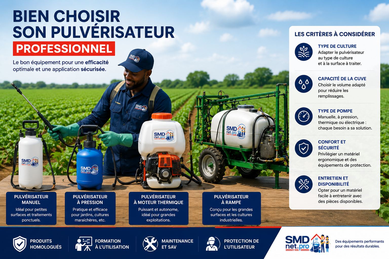 Équipements phytosanitaires