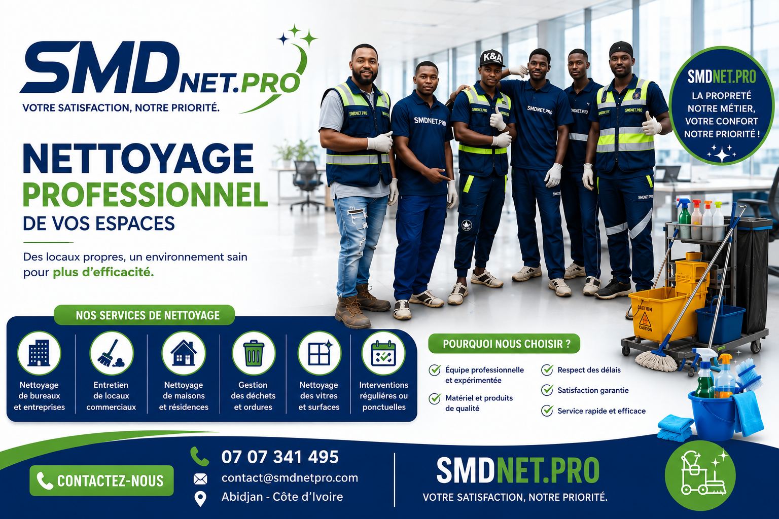 Équipe SMDNET.PRO en intervention
